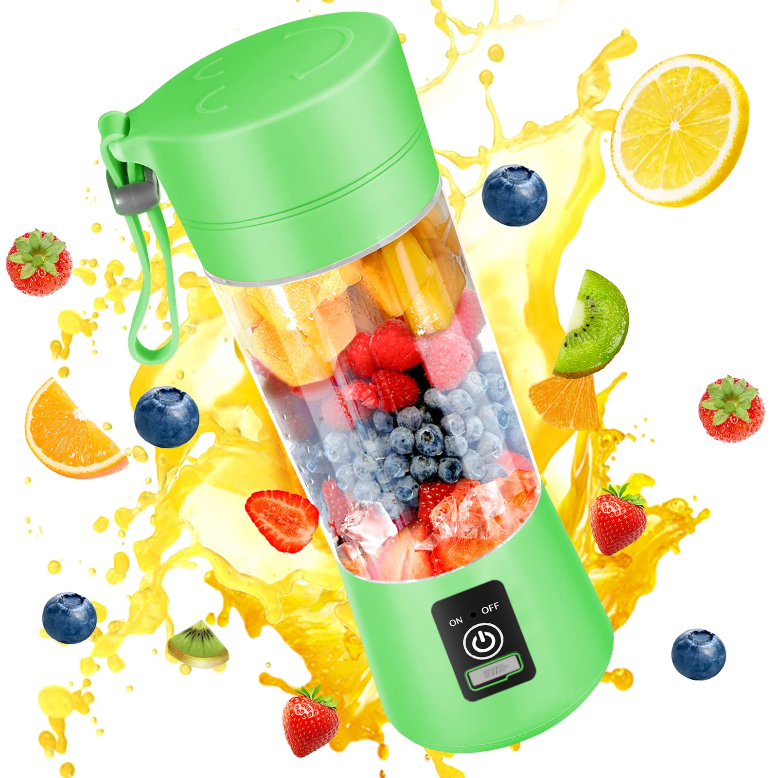 Portable Blender Usb Rechargeable - عصارة كهربائية صغيرة محمولة 380 مللي