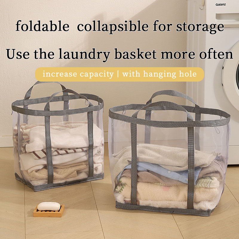 Laundry - سلة غسيل شبكية من النايلون مع