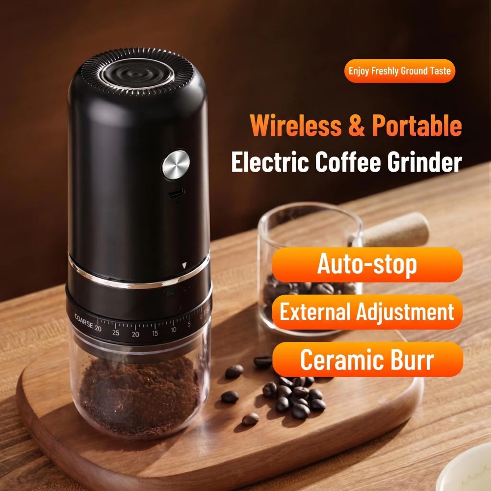 Coffee Bean Grinder Electric - مطحنة كهربائية لحبوب القهوة ذات شفرات