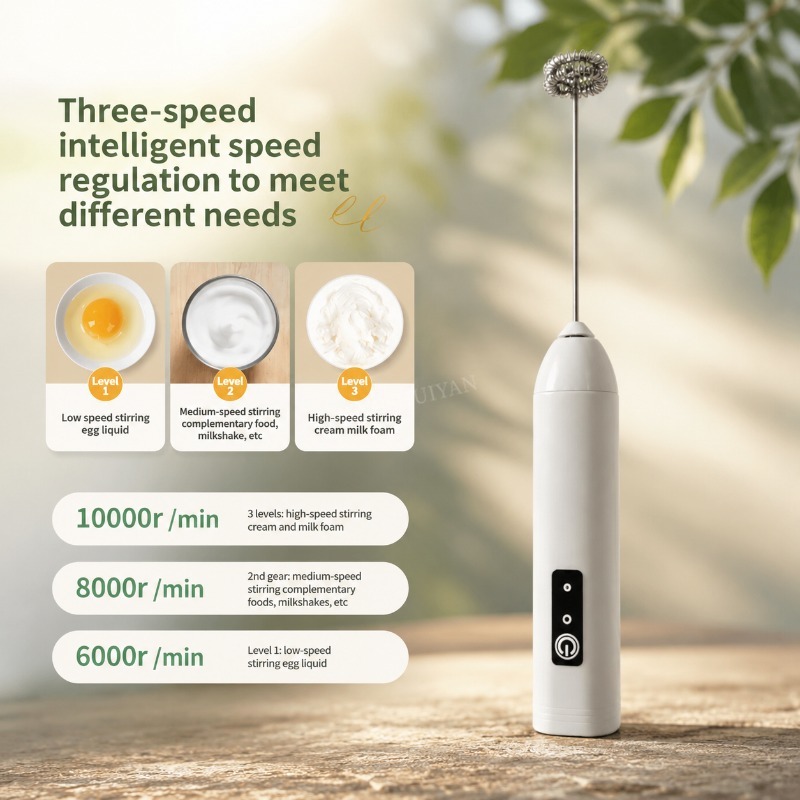 خلاط كهربائي محمول لصنع رغوة ا - مراجعة Portable Blender Usb Rechargeable وسعره