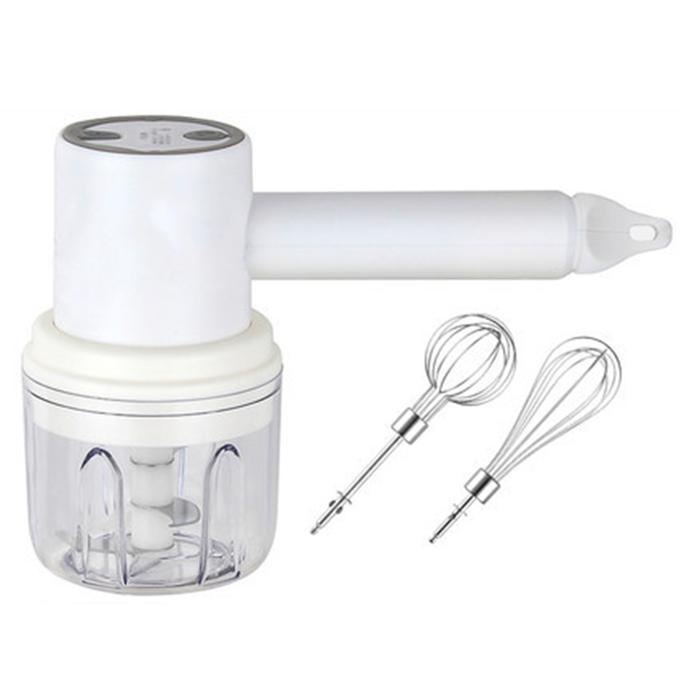 خلاط طعام كهربائي لاسلكي USB خ - مراجعة Immersion Hand Blender Set وسعره