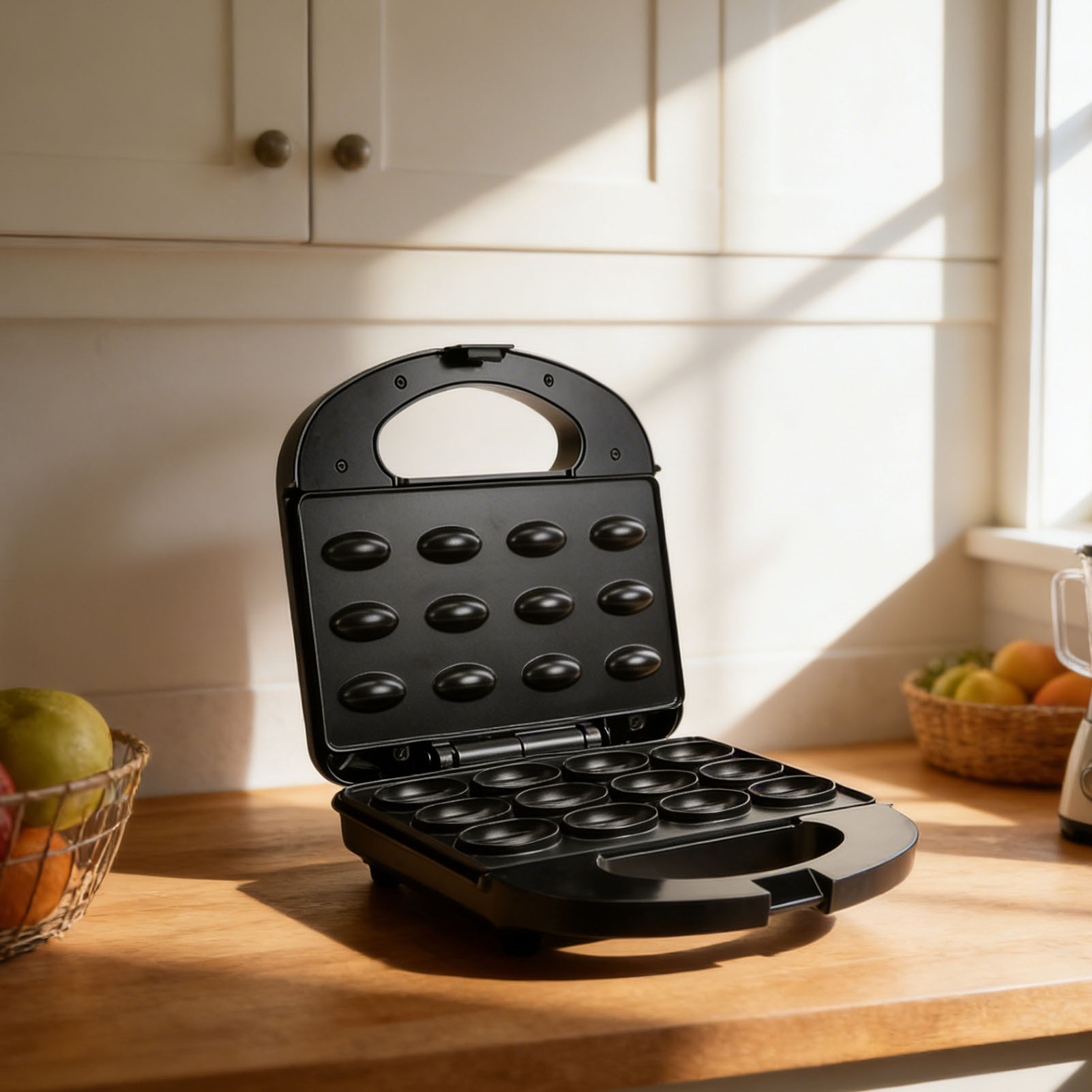 ماكينة صنع الكوكيز والوافل الك - مراجعة Mini Waffle Maker Machine وسعره