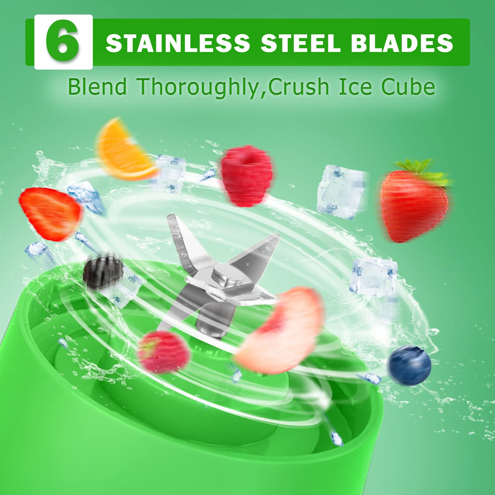 عصارة كهربائية صغيرة محمولة 38 - مراجعة Portable Blender Usb Rechargeable وسعره