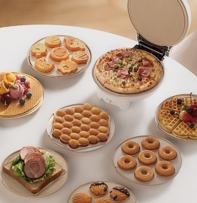 750 واط صانع الساندوتشات الصغي - مراجعة Mini Waffle Maker Machine وسعره